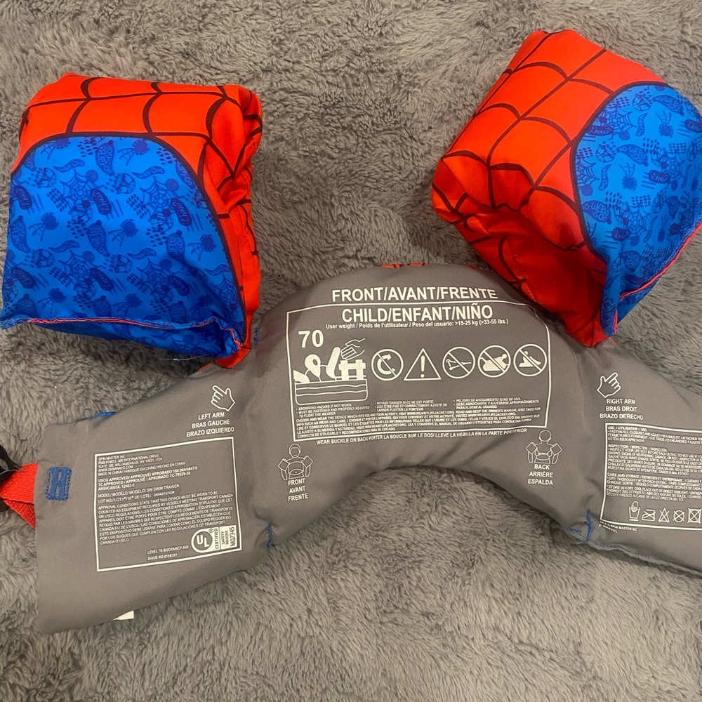 Spider-Man Pool Floaties - Picture 4 of 9
